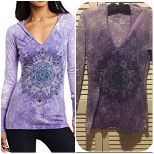 🧘🏻‍♀️PRANA Chai Burn out LS Top Sm=4-6